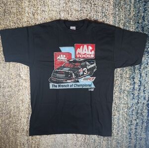 Vintage Dale Earnhardt MAC 90s NASCAR Single Stitch USA T-shirt